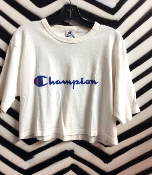 product details: 1990S CHAMPION T-SHIRT - CROPPED photo