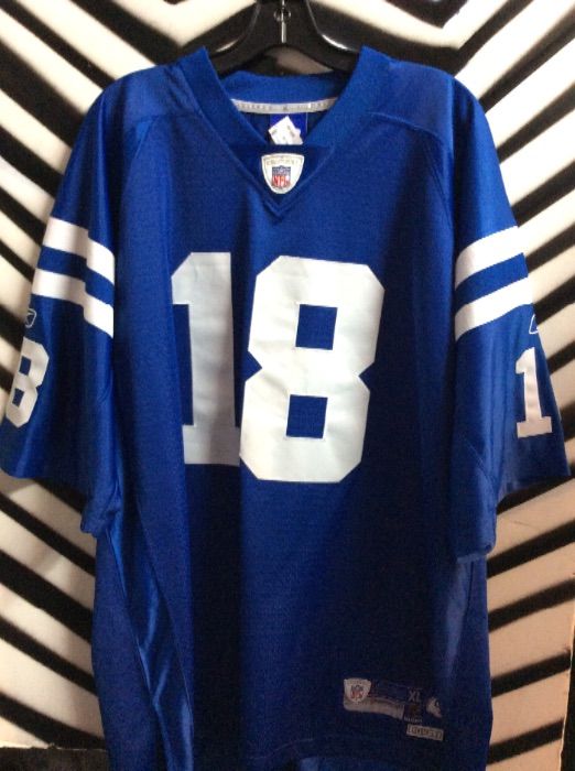 product details: REEBOK NFL FOOTBALL JERSEY - MANNING #18 photo