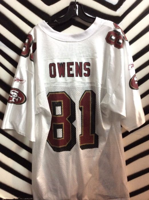 SF 49ERS JERSEY #81 OWENS 3
