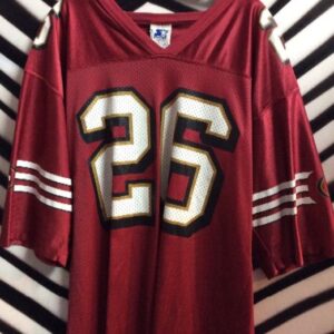 Photo detail:STARTER SF 49ERS JERSEY #26