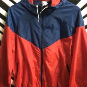 Photo detail:Nike windbreaker color block blue tag as-is