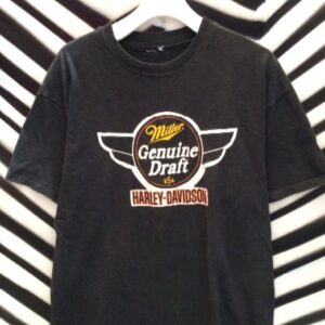 Photo detail:HARLEY DAVIDSON/GENUINE MILLER DRAFT T-SHIRT