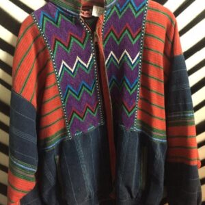 Photo detail:HEAVY TAPESTRY JACKET ZIP-UP W/ETHNIC DESIGN