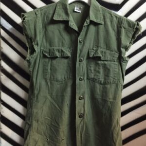 Photo detail:VINTAGE ARMY SHIRT - VIETNAM ERA - SLEEVELESS