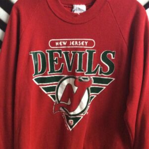 Photo detail:NJ DEVILS PULLOVER SWEATSHIRT