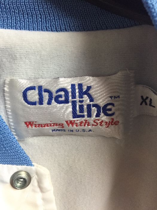 Ucla Bruins Chalk-line Baseball Style Jacket W/full Back Screen Print ...