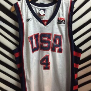 Photo detail:USA OLYMPICS REEBOK BASKETBALL JERSEY - IVERSON #4