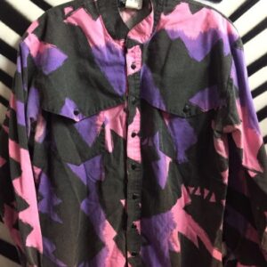 Photo detail:LS BD 1980S PRINTED SHIRT