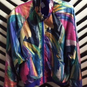 Photo detail:REVERSIBLE WINDBREAKER W/PASTEL PATTERN