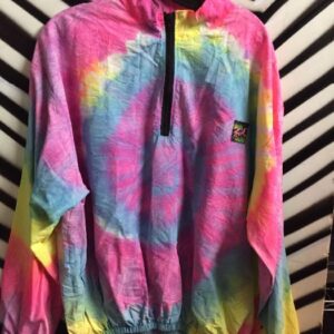 Photo detail:TieDye Surf Style Mid zip windbreaker