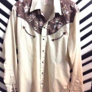 Photo detail:WRANGLER WESTERN SHIRT W/FLORAL DESIGN