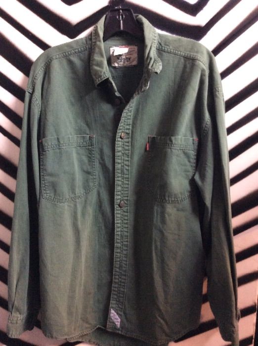 product details: LEVIS ARMY STYLE SHIRT  W/2 POCKETS photo