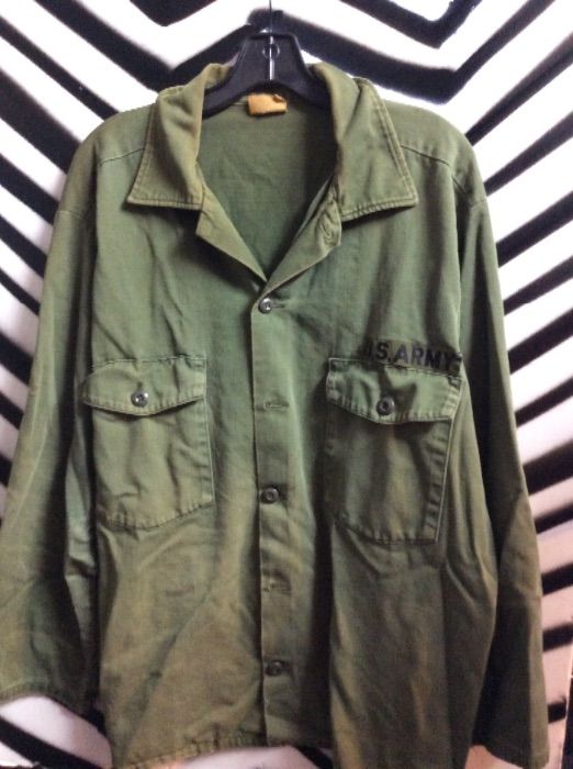 Classic Army Uniform Jacket With Front Pockets | Boardwalk Vintage