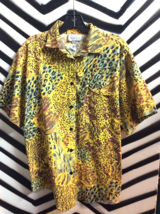 最高級のスーパー 【20AW】希少サイズ Hawaiian Leopard Shirt シャツ