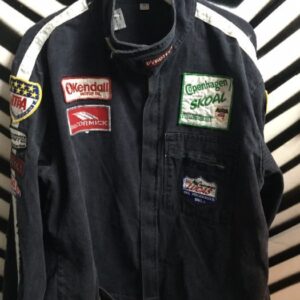 Photo detail:ZIPUP CANVAS JACKET W/ RACING PATCHES