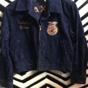 Photo detail:TEXAS FFA CORDUROY JACKET - SMALL FIT