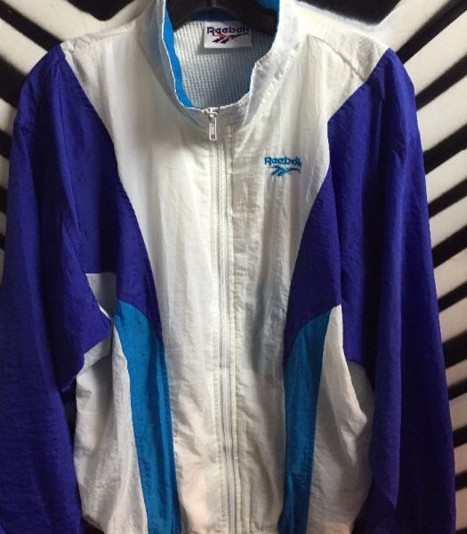 product details: 1980S REEBOK WINDBREAKER - COLOR BLOCK  SMALL FIT photo