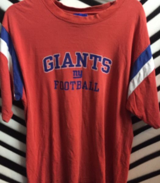 product details: NY GIANTS JERSEY STYLE T-SHIRT photo
