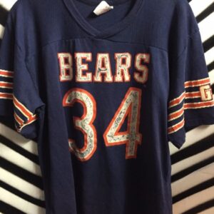 Photo detail:CHICAGO BEARS JERSEY STYLE T-SHIRT - WALTER PAYTON #34