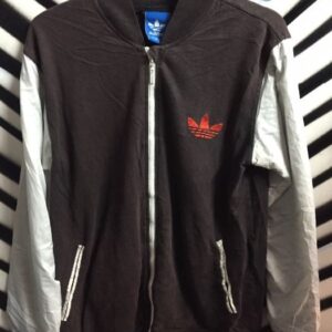 Photo detail:ADIDAS WINDBREAKER JACKET ZIP-UP W/NYLON SLEEVES