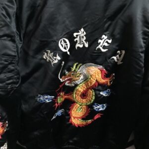 Photo detail:HOODED EMBROIDERED KOREA JACKET