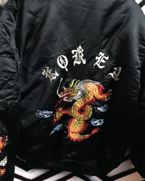 product details: HOODED EMBROIDERED KOREA JACKET photo