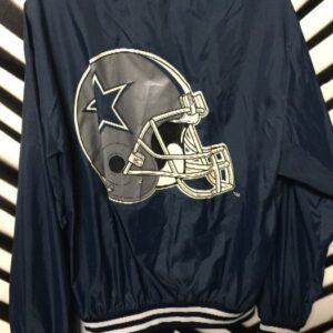 Photo detail:DALLAS COWBOYS BASEBALL JACKET - LIGHT WEIGHT NYLON