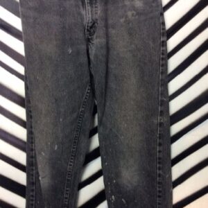 Photo detail:LEVIS DENIM 550 JEANS - DISTRESSED FADED BLACK