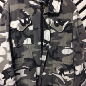 Photo detail:HEAVY MILITARY JACKET W/RARE COLOR SNOW CAMO