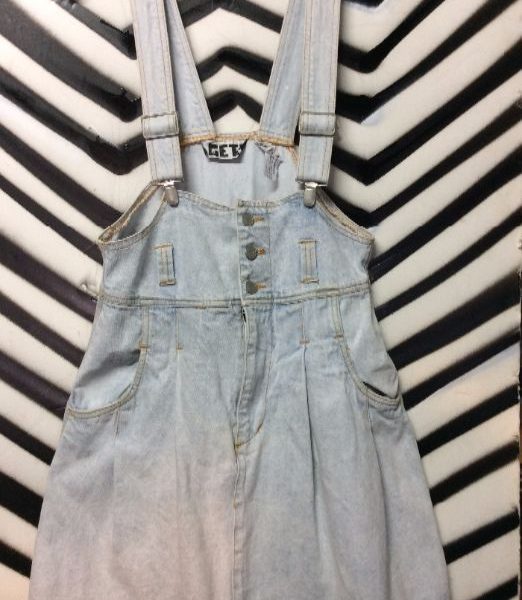 product details: DENIM OVERALL DRESS - A LINE STYLE photo