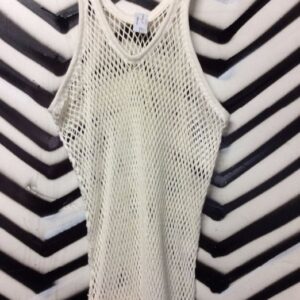 Photo detail:RETRO BEACH COVERUP - NETTED COTTON TANK