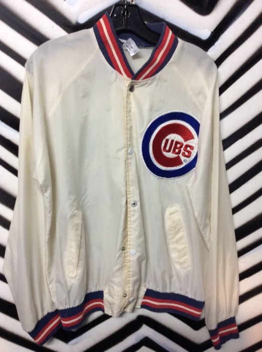 RETRO AS HELL CHICAGO CUBS WINDBREAKER BOMBER JACKET 1