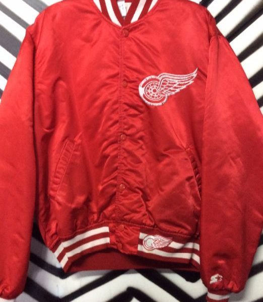 product details: RED WINGS SATIN STARTER JACKET photo