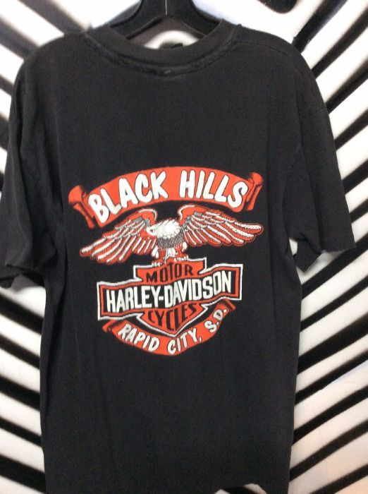 HARLEY DAVIDSON TSHIRT BLACK HILLS STURGIS 2