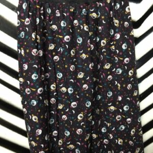 Photo detail:PARACHUTE PANTS - ELASTIC WAIST W/PLANETS STARS PRINTED DESIGN