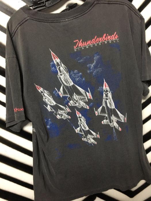 T SHIRT THUNDERBIRDS AIRFORCE as-is 2