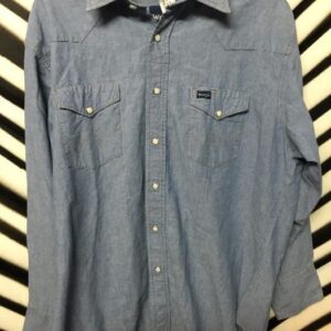 Photo detail:WRANGLER CHAMBRAY SHIRT  W/PEARL SNAPS