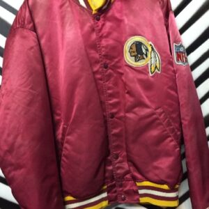 Photo detail:REDSKINS STARTER BASEBALL STYLE JACKET W/PATCHES