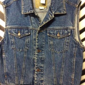 Photo detail:CLASSIC DENIM VEST W/HARLEY DAVIDSON BACK PATCH