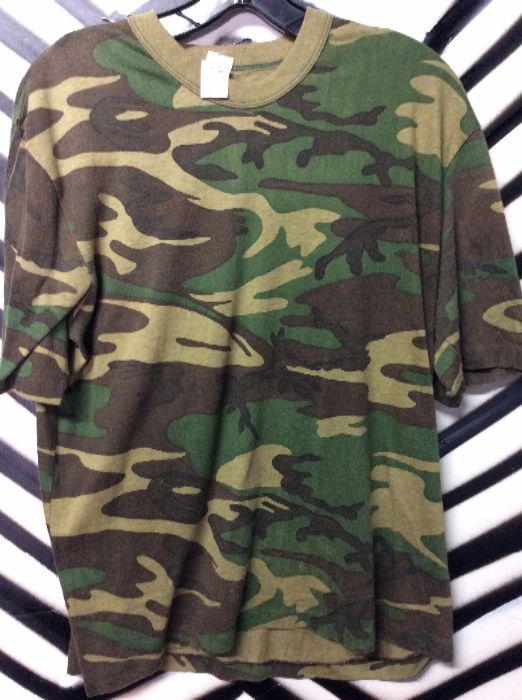 product details: CAMO PRINT T-SHIRT - SOFTY - THIN photo