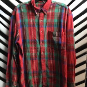 Photo detail:SOFT FLANNEL SHIRT  W/PLAID DESIGN