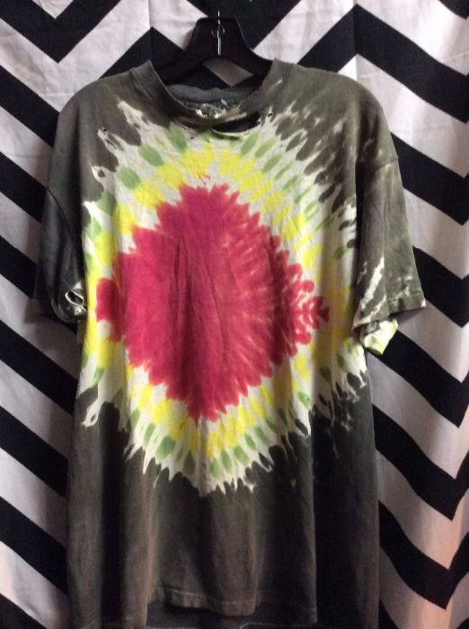 product details: CLASSIC TIE-DYE T-SHIRT - SOFTY W/HOLES photo