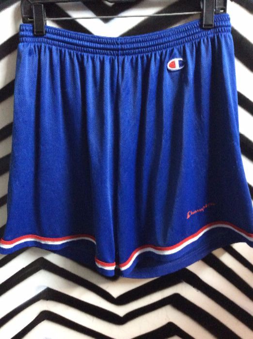 Blue RETRO Champion basketball shorts 1