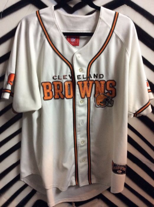 cleveland browns baseball jersey