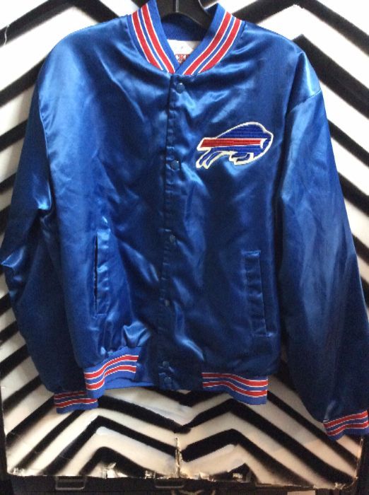 Buffalo Bills Satin button up jacket 1