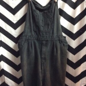 Photo detail:DENIM OVERALLS W/CRISS CROSS STRAPS