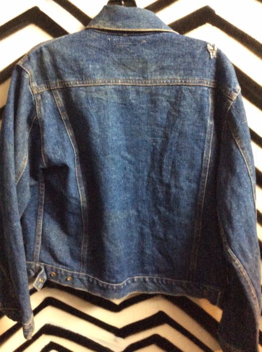 RETRO DENIM JACKET SMALL FIT *small hole as-is 1