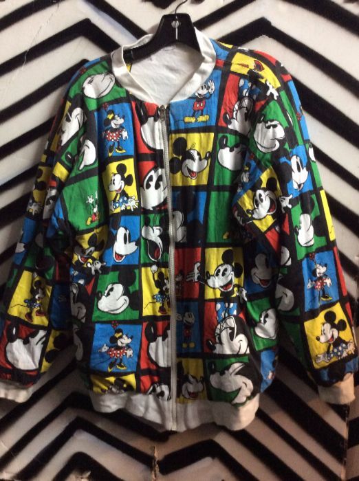 REVERSIBLE MICKEY MOUSE ZIPUP PUFFY JACKET 1