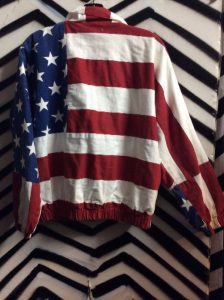 American Flag Jacket – Cotton | Boardwalk Vintage