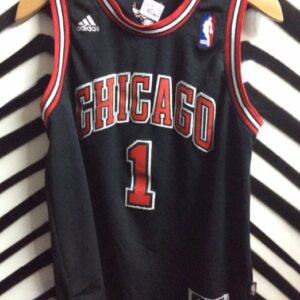 Photo detail:CHICAGO BULLS #1 ROSE ADIDAS BASKETBALL JERSEY